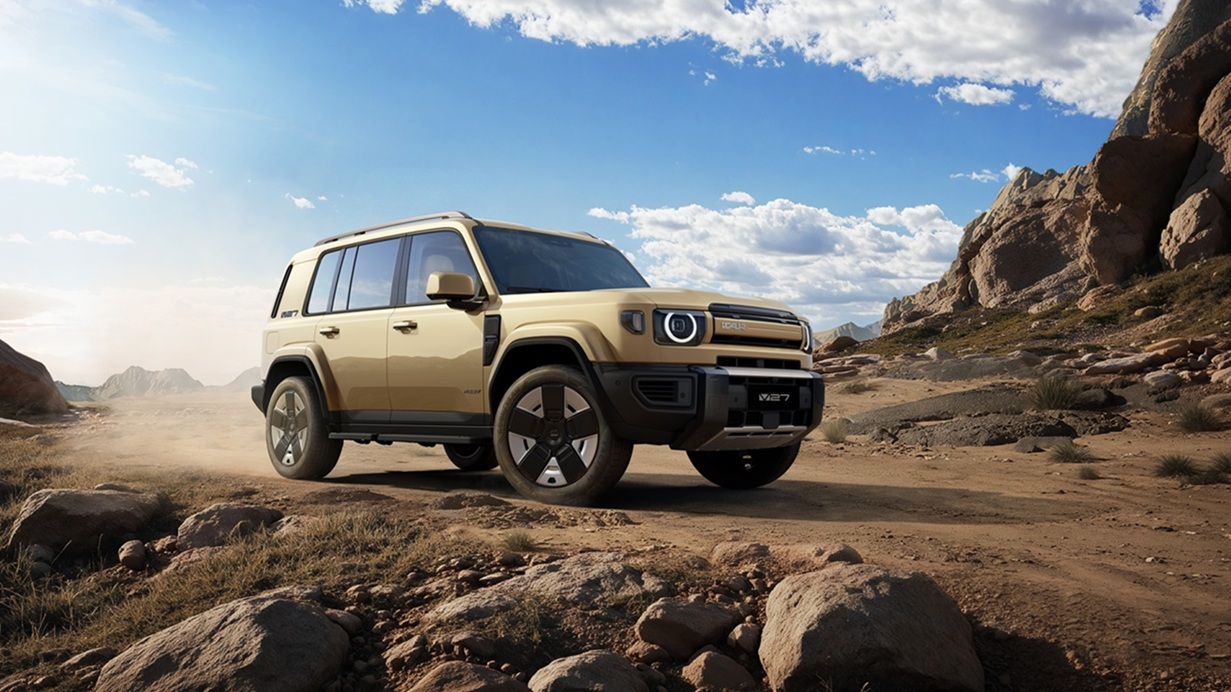 Boxy SUV com DNA aventureiro: iCAUR estreia no Brasil com V27